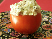 Tuna Stuffed Tomatoes Recipe - Healthy.Food.com image