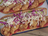 Fried Chicken Po' Boys Recipe | Kardea Brown | Food Network image