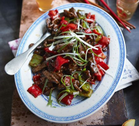 Stir-fried beef with oyster sauce recipe | BBC Good Food image