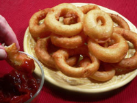 Potato Chip–Coated Onion Rings Recipe by Tasty image