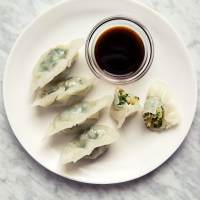 Steamed Shrimp Dumplings with Chinese Chives Recipe - Mak ... image