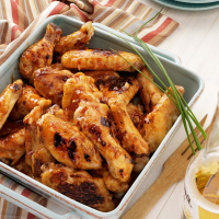 Maple-Glazed Chicken Wings Recipe: How to Make It image
