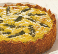 Savory Cheesecake With Ricotta, Feta and Asparagus Recipe ... image