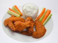 Chili Wings with Blue Cheese Ranch Dipping Sauce Recipe ... image