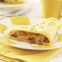 Hearty Shrimp Omelet Recipe: How to Make It image