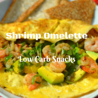 Shrimp omelette - Keto/Low Carb Breakfast image