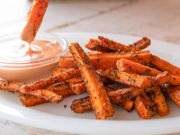 Carrot Fries with Ketchupy Ranch Recipe | Ree Drummond ... image