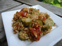 Skillet Okra and Rice Recipe - Food.com image