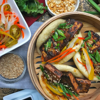 Vegan Tofu Bao Buns With Pickled Vegetables Recipe by Tasty image