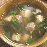 Seaweed & Tofu Soup Recipe | EatingWell image