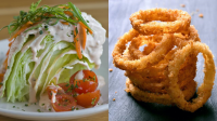 Onion Ring Wedge Salad with Ranch Dressing Recipe From ... image