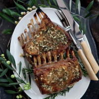 Garlic-Crusted Roast Rack of Lamb Recipe - Food & Wine image