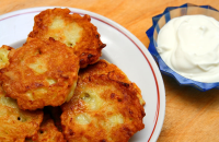 Crispy Traditional Potato Pancakes Recipe | Epicurious image