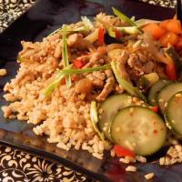 Taiwanese Ground Pork and Pickled Cucumbers Recipe ... image