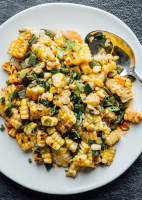 Grilled Corn and Poblano Chile Salad Recipe | Bon Appétit image