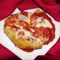 Chicken and Cheese Stuffed Jumbo Shells Recipe | Allrecipes image