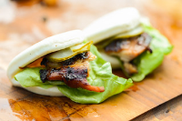 Grilled Chinese Char Siu Chicken Steamed Buns Recipe ... image