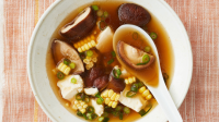 Chinese Corn-and-Mushroom Soup Recipe | Martha Stewart image