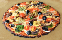 Bacon-Artichoke Cauliflower Pizza Recipe | Allrecipes image