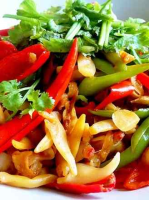 Spicy stir-fried clam meat recipe - Simple Chinese Food image