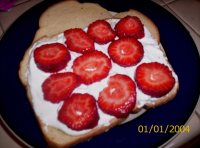 Fruit and Whipped Cream Sandwich Recipe - Food.com image