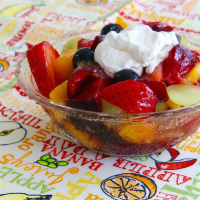 Summer Fruit Salad with Whipped Cream Recipe | Allrecipes image