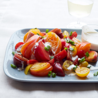 Tomato Salad with Horseradish Ranch Dressing Recipe ... image