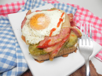 Open-Faced Ham and Cheese Sandwich Recipe | Allrecipes image