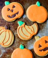 Pumpkin Sugar Cookies Recipe | Real Simple image
