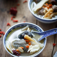 Herbal Chicken Soup (????) | China Sichuan Food image