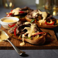Open-Face Philly Cheese Steak Sandwiches | Better Homes ... image