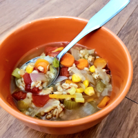 Instant Pot® Vegan Vegetable and Barley Soup Recipe ... image