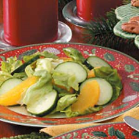 Orange-Cucumber Lettuce Salad Recipe: How to Make It image