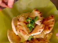 Spicy Hummus with Grilled Pita Recipe | Bobby Flay | Food ... image