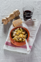 Pasta with potatoes, a dish from the South of Italy image