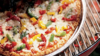 Grilled Peppers and Onions Pizza Recipe - Pillsbury.com image