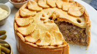 Meat Pie with Hot-Water Crust Recipe | Martha Stewart image