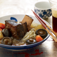 Braised Short Ribs with Daikon and Glass Noodles Recipe ... image