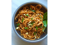 Sweet Potato Noodles with Peanut Sauce Recipe | Cooking Light image