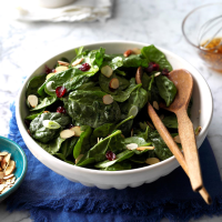 SPINACH CRANBERRY ALMOND SALAD RECIPES