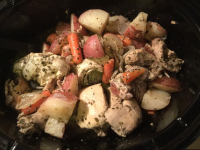 Crock Pot Pesto Ranch Chicken and Veggies #RSC Recipe ... image