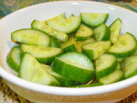 Cucumbers in Vinegar Recipe - Low-cholesterol.Food.com image