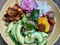 Farro Bowls Recipe | Jackie Rothong | Food Network image