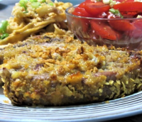 Cornflake Baked Pork Chops | Just A Pinch Recipes image