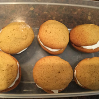 Fall Pumpkin Sandwich Cookies | Allrecipes image