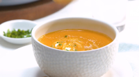 SWEET POTATO, CARROT, APPLE AND RED LENTIL SOUP RECIPES