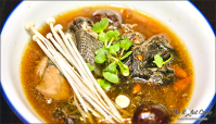 Easy Slow Cooked Chinese Black Chicken Herbal Soup - The ... image