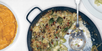 Cauliflower and Brussels Sprout Gratin with Pine Nut ... image