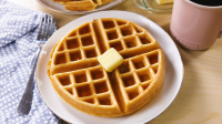 Best Homemade Waffle Recipe - How To Make Waffles from ... image