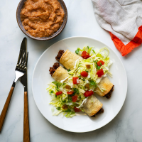 Crispy Rolled Beef Tacos | Ready Set Eat image